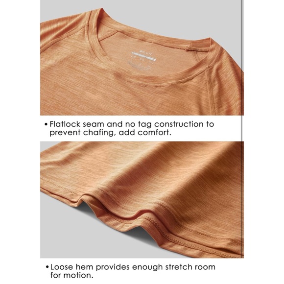 Women's Long Sleeve Top in Rust, UPF 50+, Rash Guard, size L - Picture 3 of 5